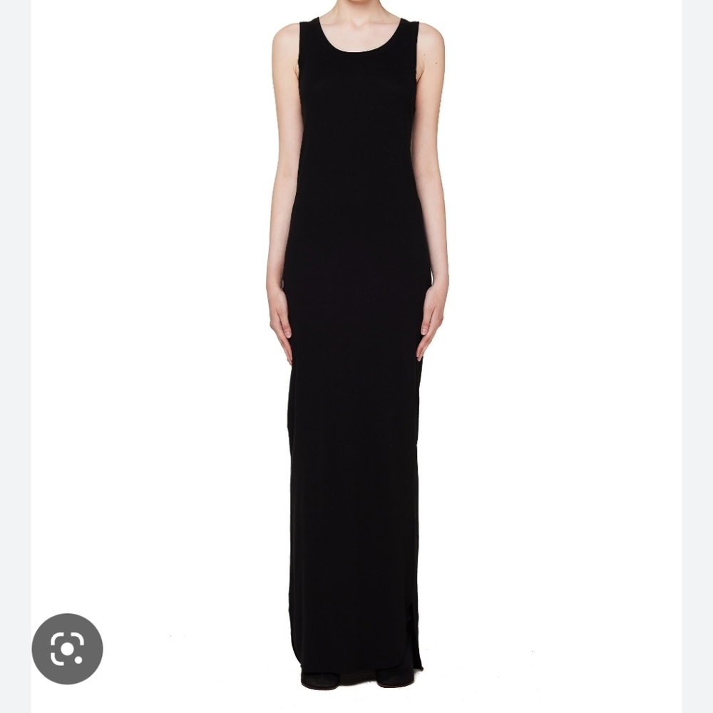 Ann Demeulemeester black tank top maxi dress